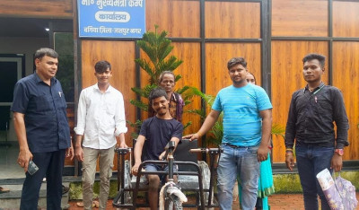 रायपुर : दिव्यांग दीपेश्वर को मिला तत्काल ट्राई सायकल, अब जिंदगी होगी आसान