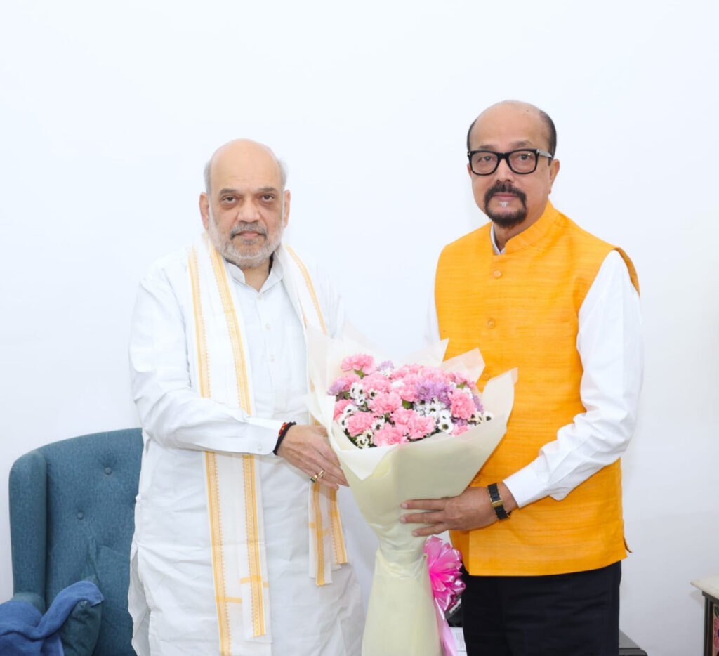 रायपुर : गृह मंत्री श्री शाह से राज्यपाल श्री डेका ने की सौजन्य भेंट