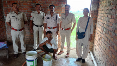 रायपुर : 145 बल्क लीटर अवैध महुआ शराब जब्त