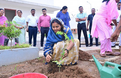 रायपुर : मंत्री श्रीमती लक्ष्मी राजवाड़े ने ‘मोर गोठ ल सुनगा, हर घर मुनगा अभियान’ का किया शुभारंभ