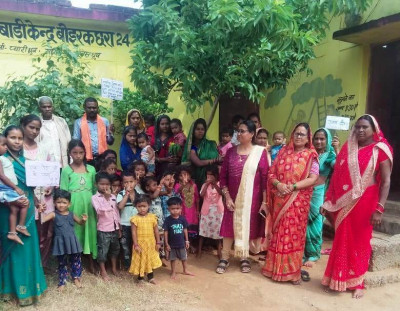 रायपुर : आंगनबाड़ियों में दिख रहा बदलाव…बच्चों को मिल रहा खेल-खेल में ज्ञान, संस्कार और पोषण