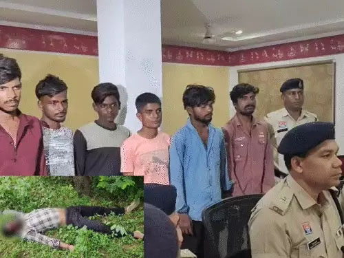 पैसों के विवाद के चलते युवक को उसी के गमछे से गला घोंटकर मार डाला…हत्या के बाद हत्यारों ने की शराब और मछली पार्टी…6 आरोपी गिरफ्तार