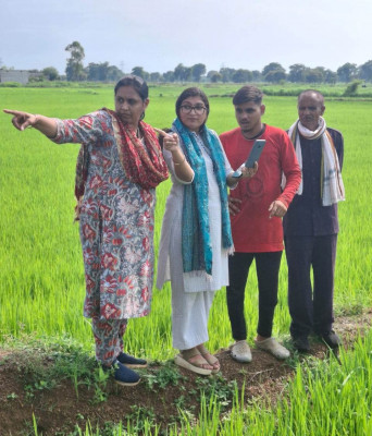 रायपुर : मुख्यमंत्री के निर्देश पर रायपुर जिले में किया जा रहा डिजिटल क्रॉप सर्वे