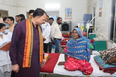 रायपुर : स्वास्थ्य मंत्री श्री जायसवाल ने कोण्डागांव व फरसगांव में शासकीय अस्पतालों का किया निरीक्षण
