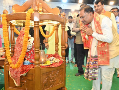 रायपुर : उत्साह, उमंग और सद्भावना बढ़ाने का पर्व है नवरात्रि : मुख्यमंत्री श्री साय