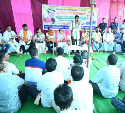 रायपुर : वित्त मंत्री ओ पी चौधरी ने बाढ़ से बचाने सरिया क्षेत्र में जनता को दी सौगात