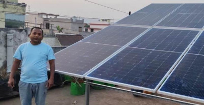 रायपुर : बिजली का बिल, अब हुआ शून्य रामेश्वर सिंह को मिली बिजली बिल से राहत