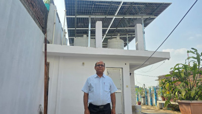 रायपुर : बिजली उपभोक्ता से बने बिजली निर्माता-राजकमल मिश्रा