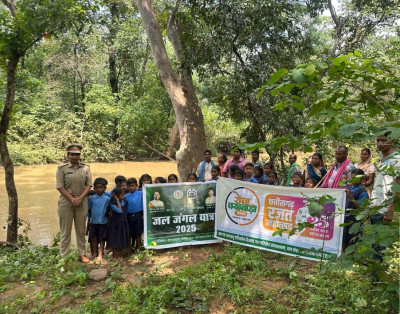 रायपुर : सेवा पर्व: सोनाखान परिक्षेत्र में ‘जल-जंगल यात्रा‘ का आयोजन