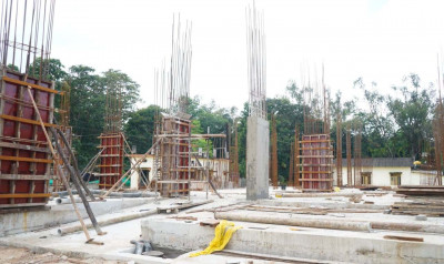 रायपुर : जशपुर बनेगा स्वास्थ्य सुविधाओं का हब, जगदेव राम उरांव कल्याण आश्रम धर्मार्थ चिकित्सालय के नवीन भवन का तेजी से हो रहा है निर्माण