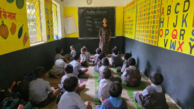 रायपुर : नानदमाली शाला में शिक्षक पदस्थापना से बच्चों की शिक्षा गुणवत्ता में आई सुधार