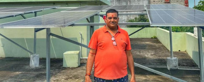 रायपुर : हजारों रूपए का बिजली बिल अब नहीं चुकाना पड़ता राजीव को छत पर सोलर प्लांट लगाने से जीरों हुआ बिजली का बिल