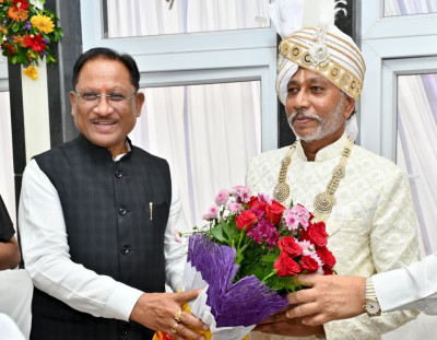 रायपुर : मुख्यमंत्री श्री साय गुरु खुशवंत साहेब के गृहप्रवेश कार्यक्रम में हुए शामिल