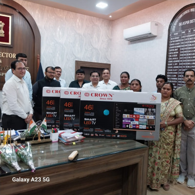 रायपुर : शिक्षा में डिजिटल क्रांति- 1100 विद्यालयों को मिलेगी स्मार्ट टीवी की सौगात