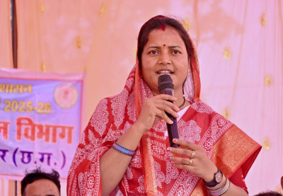 रायपुर : मंत्री श्रीमती लक्ष्मी राजवाड़े ने बैजनाथपुर जलाशय जीर्णोद्धार कार्य का किया भूमिपूजन