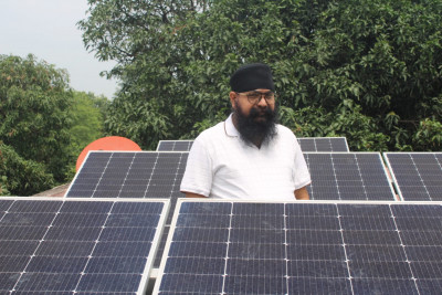 रायपुर : अब बिजली बिल की चिंता नहीं-जसविन्दर सिंह छाबड़ा