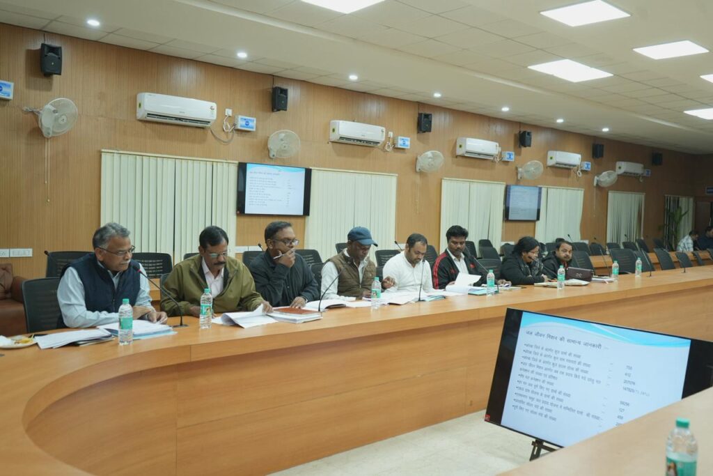 कलेक्टर ने जल जीवन मिशन की ली समीक्षा बैठक