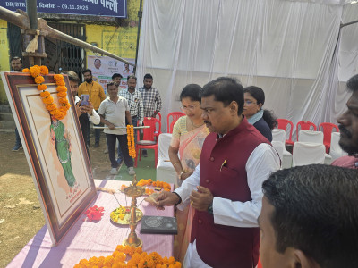 रायपुर : पल्ली केंद्र से धान खरीदी सत्र की शुरुआत, सहकारिता मंत्री केदार कश्यप ने किया निरीक्षण