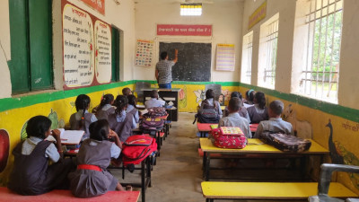 रायपुर : युक्तियुक्तकरण से बदली चचरेल प्राथमिक स्कूल की तस्वीर