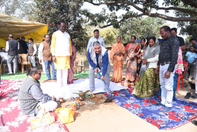 रायपुर : पर्यटन एवं संस्कृति मंत्री श्री राजेश अग्रवाल ने लखनपुर में 4.18 करोड़ से अधिक की 26 विकास कार्यों का किया भूमिपूजन