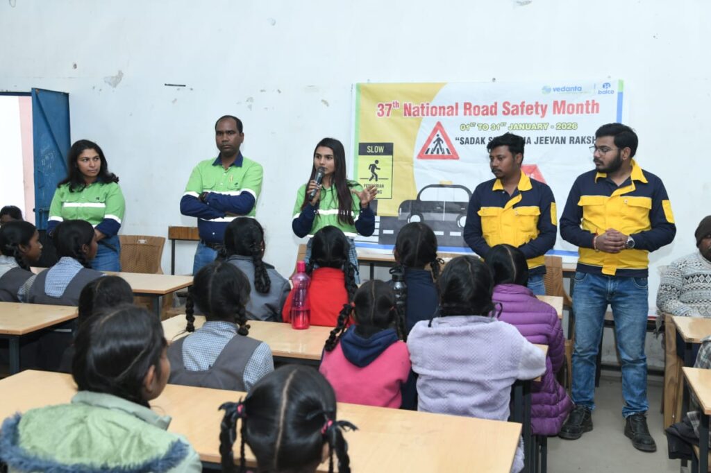 बालको ने 37वें राष्ट्रीय सड़क सुरक्षा माह पर चलाया जागरूकता अभियान…