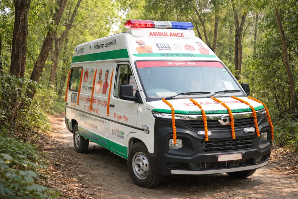 लेमरू में दौड़ी जिंदगी की नई रफ्तार, संजीवनी 108 सेवा से ग्रामीणों को मिल रहा त्वरित उपचार..