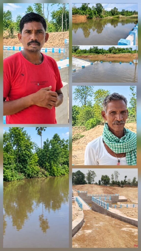 सेवा मेरा योगदान- तेंदूभाठा एनीकट बना जल संरक्षण, सिंचाई और सुगम आवागमन का सशक्त माध्यम…