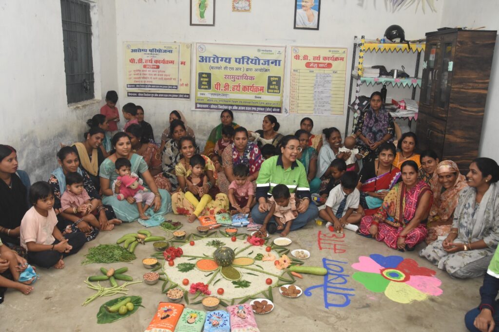बालको के पोषण माह अभियान से बाल पोषण के प्रति बढ़ी सामुदायिक जागरूकता…