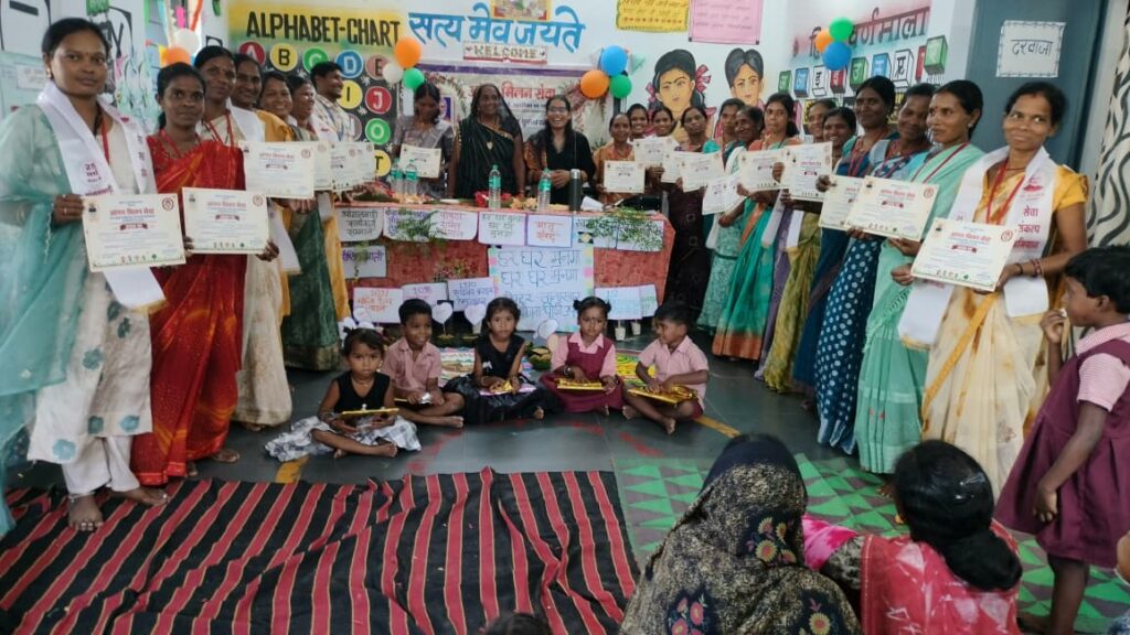 बच्चों की मुस्कान और महिलाओं की सहभागिता से सजा बरपाली का आंगन, आंगन मिलन सेवा अभियान बना खुशियों का उत्सव
